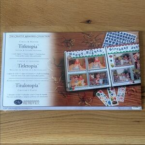 Creative Memories Circle & Banner Titletopia Letter & Sticker Aligners